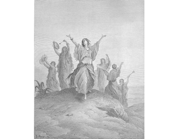 Jephthah Met By His Daughter 