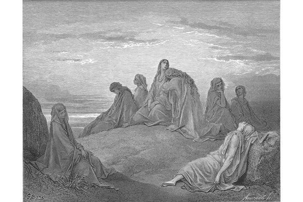 Israelite Women Mourn with Jephthah's Daughter 