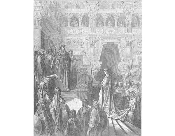 Solomon Receives the Queen of Sheba 