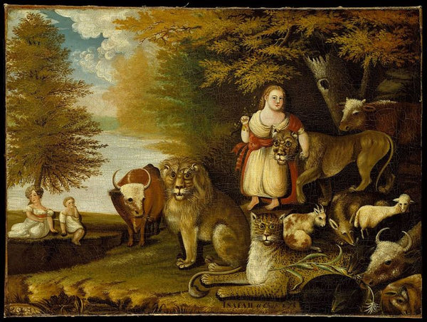 Peaceable Kingdom Painting by Edward Hicks
