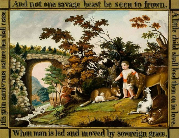 Peaceable Kingdom of the Branch Painting by Edward Hicks