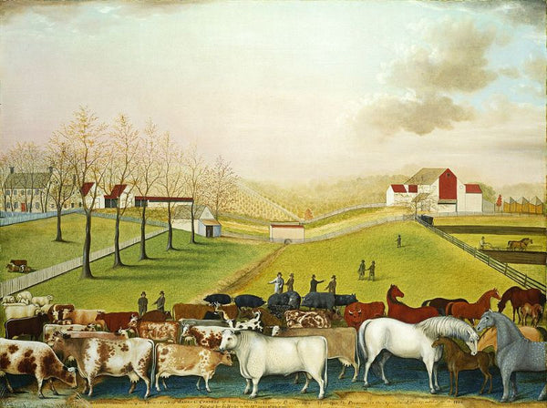 The Cornell Farm Painting by Edward Hicks