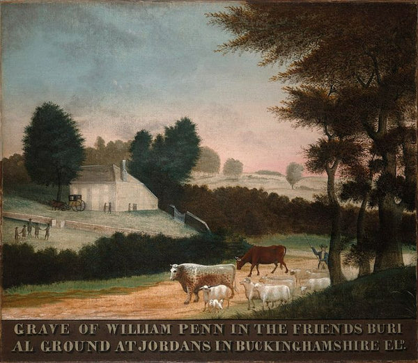 The Grave of William Penn Painting by Edward Hicks