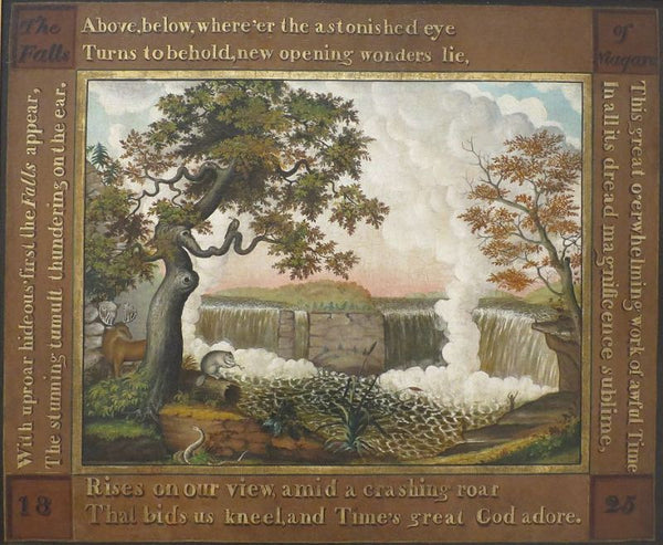 The Falls of Niagara Painting by Edward Hicks