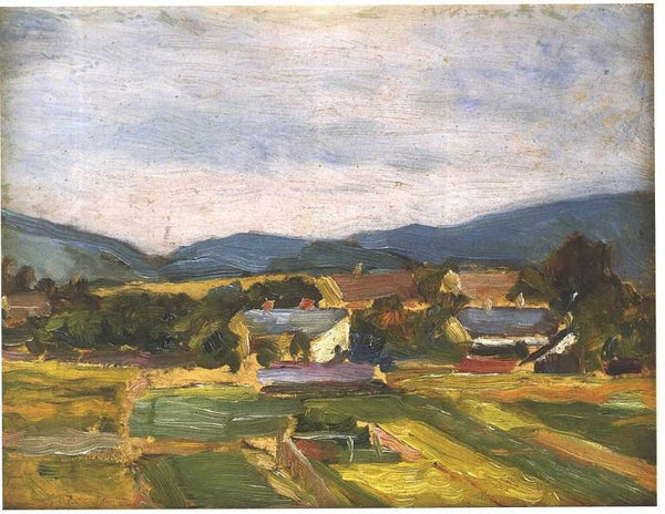 Landscape In Lower Austria Painting  by Egon Schiele