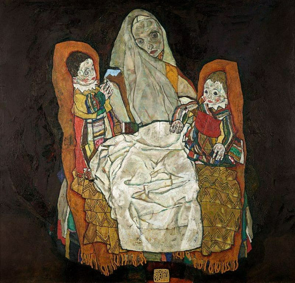 Mother With Two Children 