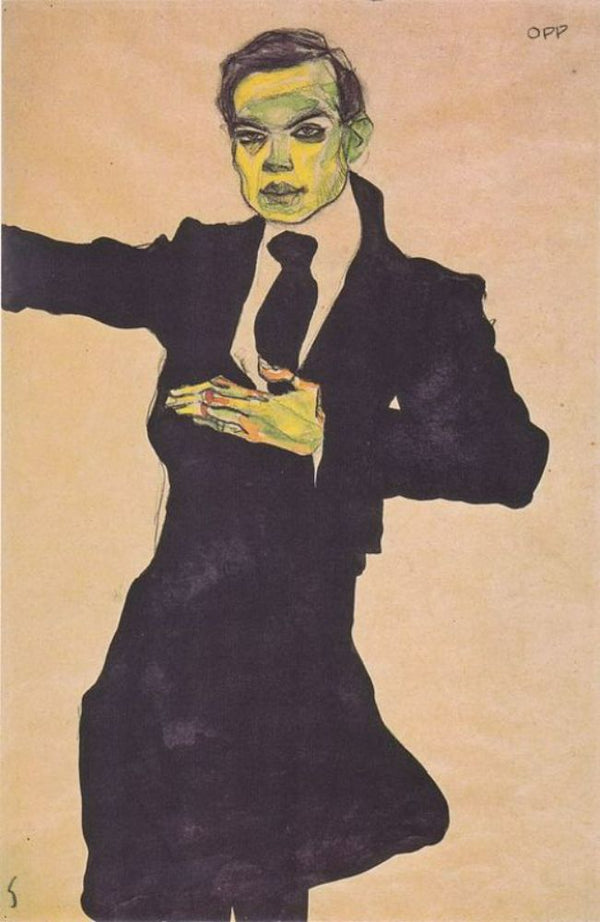 Portrait Of The Painter Max Oppenheimer 
