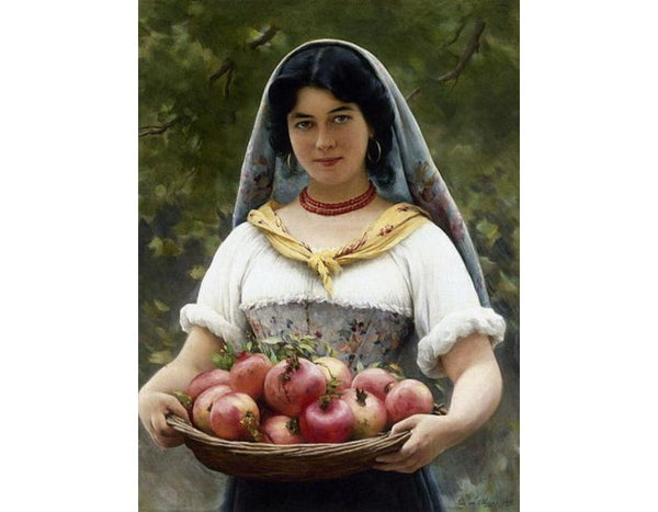 Madchen mit Granatapfeln (Girl with Pomegranates) 