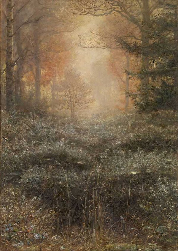 Dew-Drenched Furze Painting by John Everett Millais