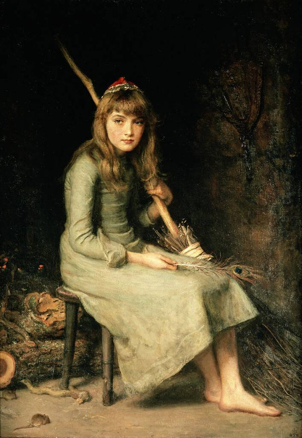 Cinderella Painting by John Everett Millais
