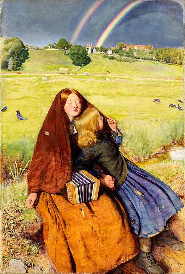 The Blind Girl 1854-56 Painting by John Everett Millais