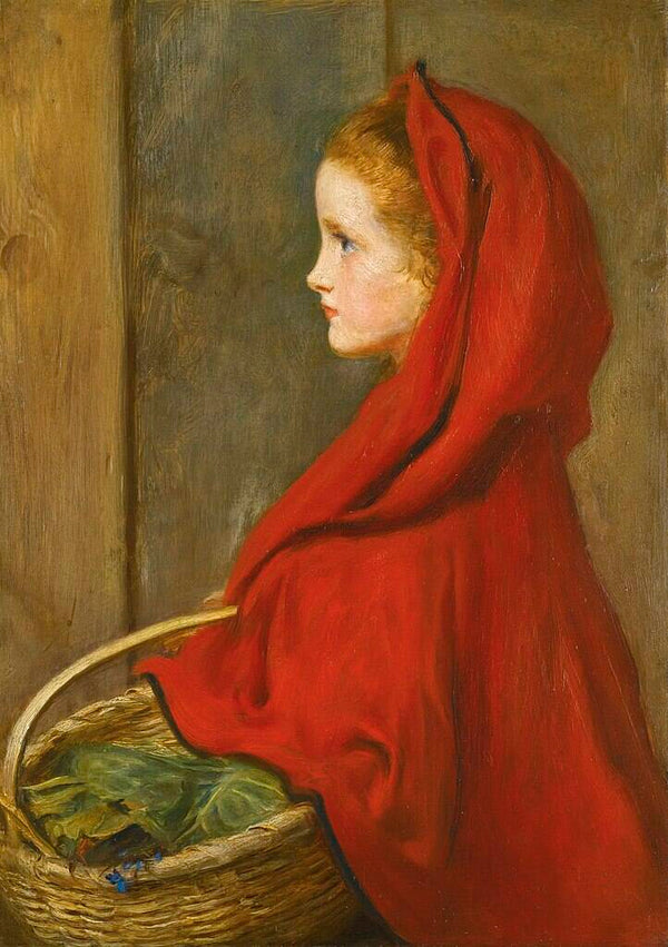 Red Riding Hood Painting by John Everett Millais