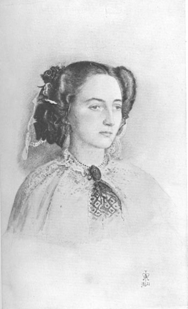 Portrait of Effie Ruskin, later Lady Millais (nee Euphemia Chalmers Gray) Painting by John Everett Millais