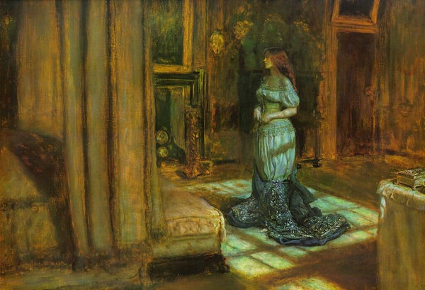 The Eve of St. Agnes Painting by John Everett Millais