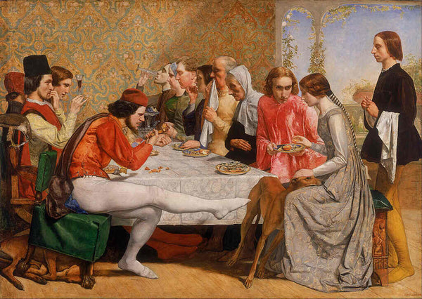Lorenzo and Isabella Painting by John Everett Millais