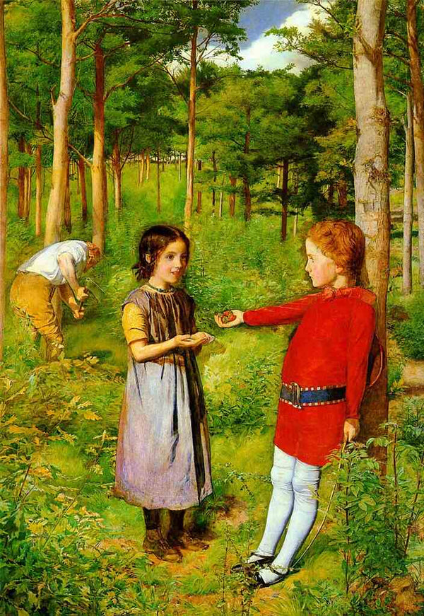 The Woodman's Daughter Painting by John Everett Millais