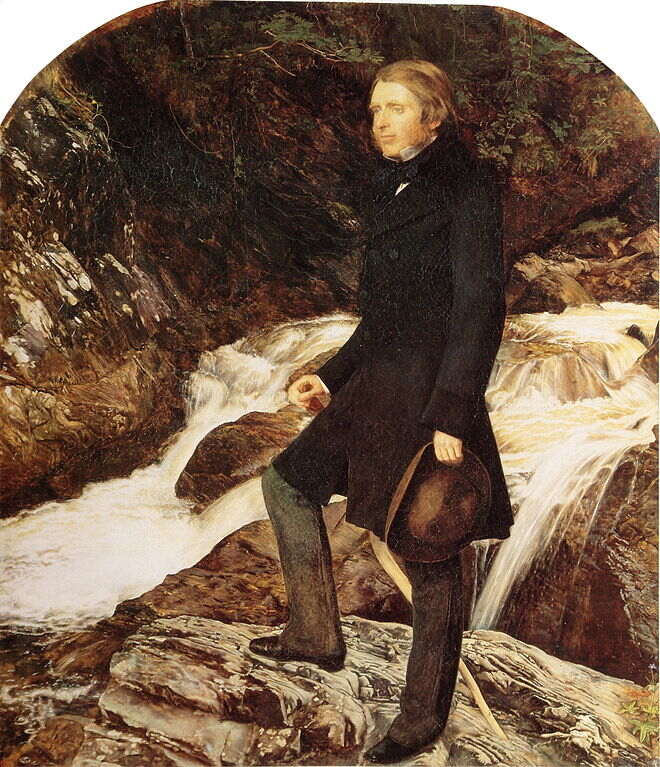 John Ruskin Painting by John Everett Millais