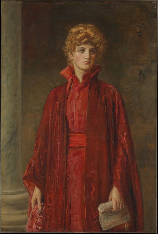 Portia (Kate Dolan) Painting by John Everett Millais