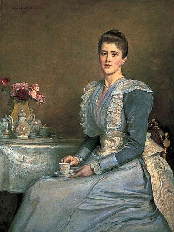 Mary Chamberlain Painting by John Everett Millais