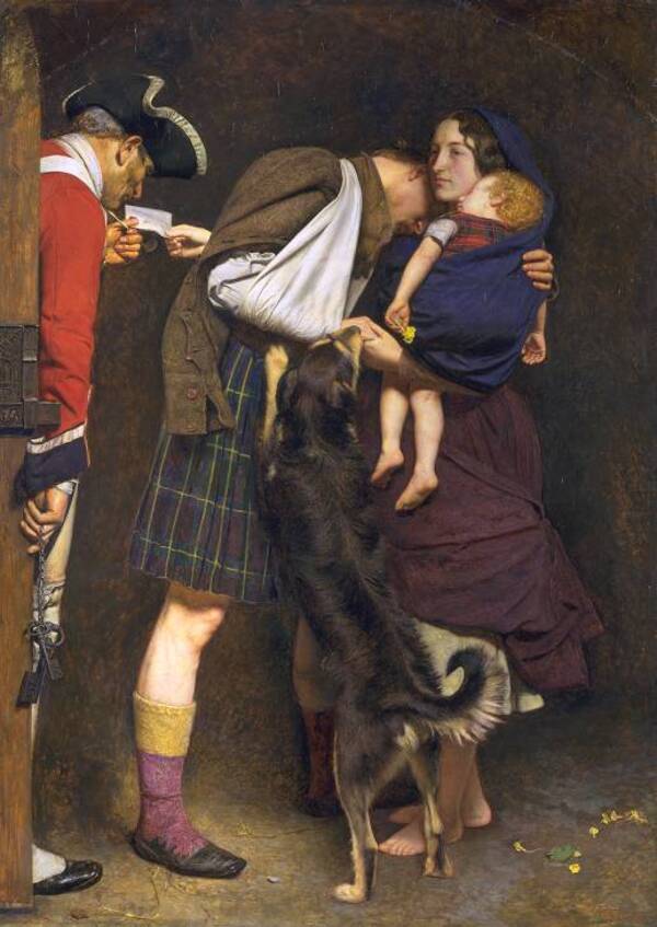 Order of Release 1746 Painting by John Everett Millais