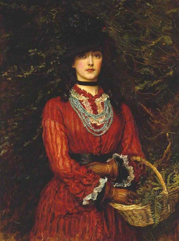 Miss Eveleen Tennant Painting by John Everett Millais