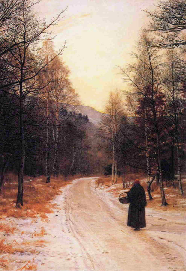 Glen Birnam Painting by John Everett Millais