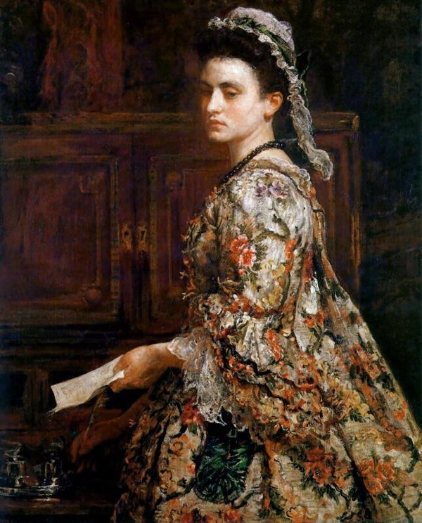 Vanessa Painting by John Everett Millais