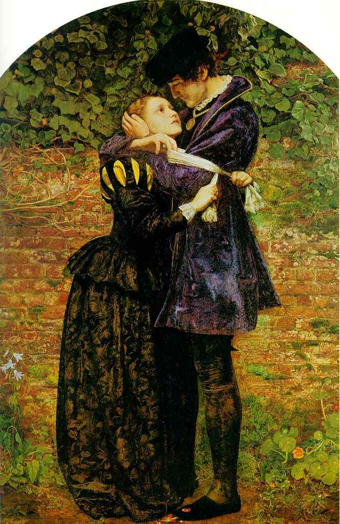 The Huguenot Painting by John Everett Millais