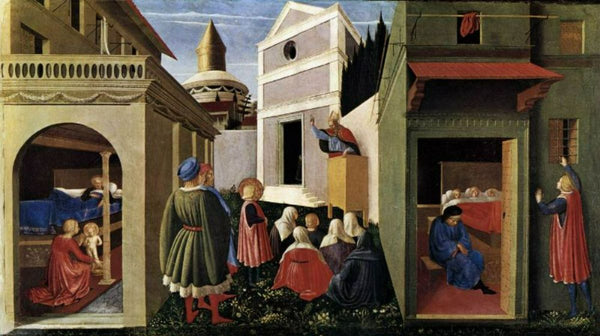 The Story of St Nicholas 1437 Painting by Fra Angelico