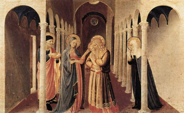The Presentation of Christ in the Temple 1433 Painting by Fra Angelico