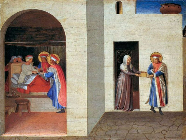 The Healing of Palladia by Saint Cosmas and Saint Damian 1438