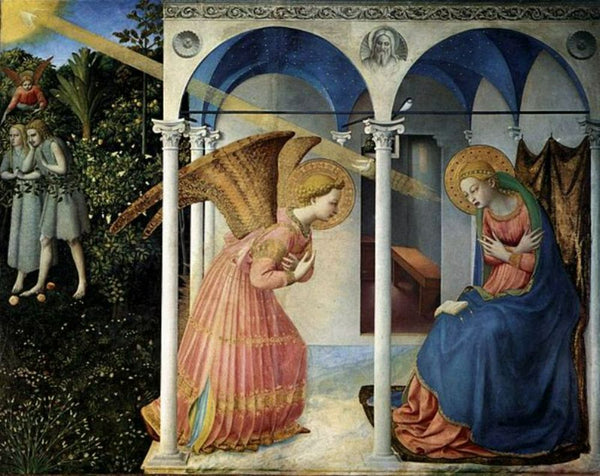 Altarpiece of the Annunciation Painting by Fra Angelico