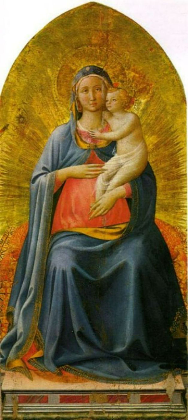 Madonna & Child, central panel of a missing polyptych, 1450