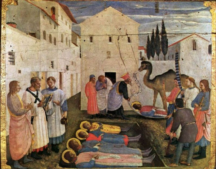 Sepulchring of Saint Cosmas and Saint Damian 1438
