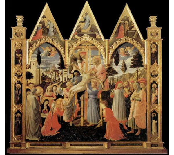 Deposition from the Cross (Pala di Santa Trinità) 1437