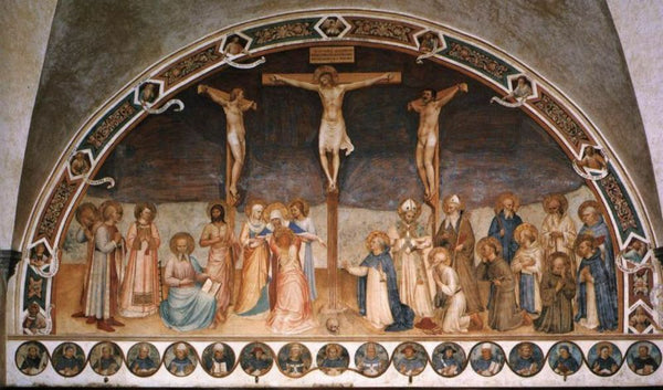 Crucifixion and Saints Painting by Fra Angelico