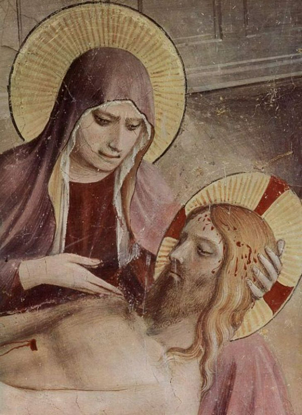 Burial of Christ, detail