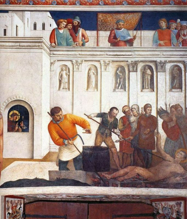 The Martyrdom of St. Lawrence (detail)