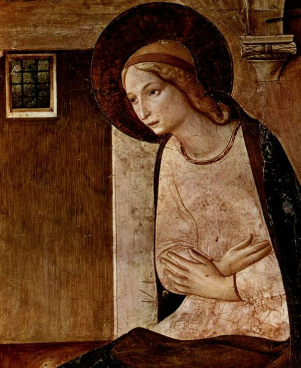 Proclamation, detail Virgin of Annunciation