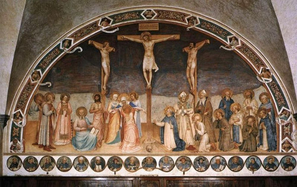 Crucifixion and Saints 2 Painting by Fra Angelico