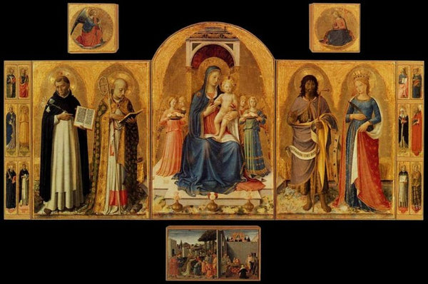 Perugia Altarpiece 2 Painting by Fra Angelico
