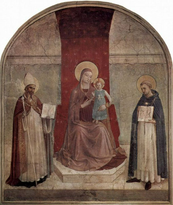 Madonna throne with St. Dominic and St. Zenobius