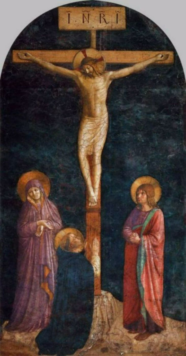 Crucifixion with St Dominic