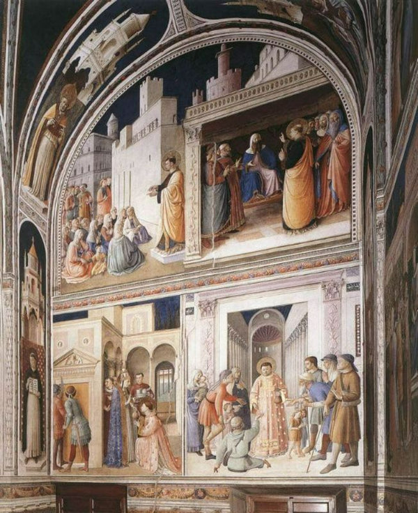 Scenes from the Lives of Sts Lawrence and Stephen