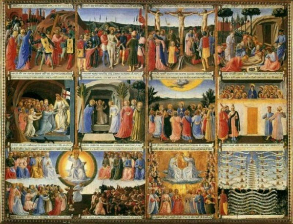Scenes from the Life of Christ 3 Painting by Fra Angelico