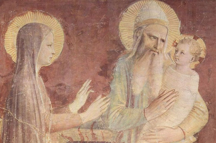 Fresco en el monasterio dominicano de San Marco en Florencia Painting by Fra Angelico