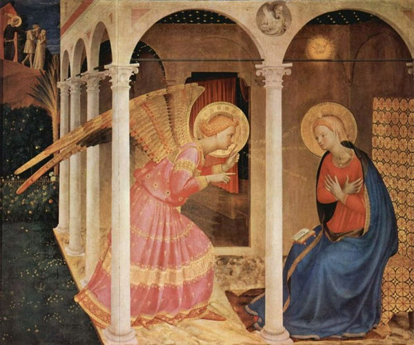 Annunciation 1433 Painting by Fra Angelico