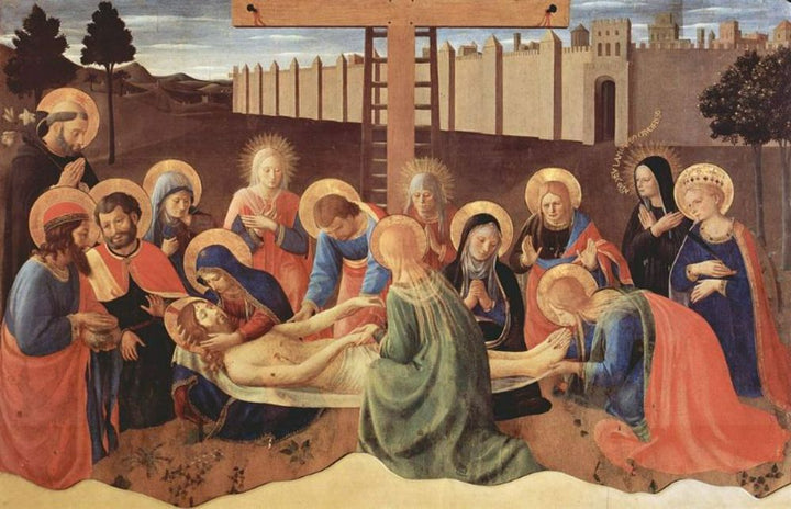 Lamentation over the Dead Christ, 1436 Painting by Fra Angelico