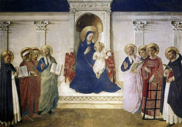 Sacra Conversazione (Madonna of the Shadows, Madonna delle Ombre) Painting by Fra Angelico