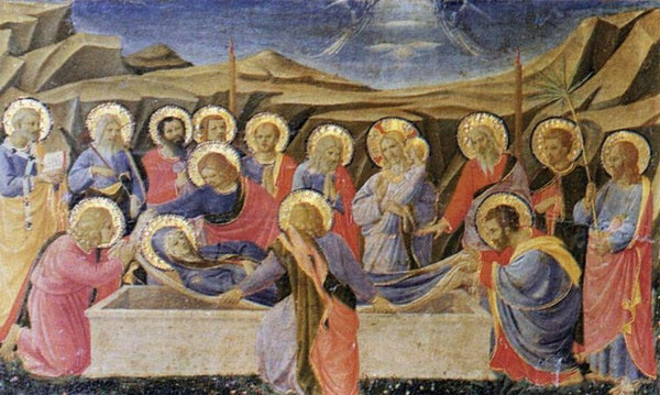 Death of the Virgin 1433 Painting by Fra Angelico